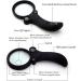 Magnifying Glass 90mm Large-Area Handheld with 5 LED Lights 2.5X 4.5X 25X 55X Magnification Perfect Low Vision Aids Ultra-Light Portable Scanning and Reading Tools for The Elderly - Buy Online on GoSupps.com