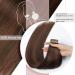 Hotlulana Tape Extensions - 100% Real Hair Balayage Chocolate Brown & Dark Red Brown (#4/4/33) - 16 Inch Skin Weft - 20 PCs Invisible Extensions - Buy Online on GoSupps.com
