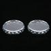 2PCS Nail Art Painting Glass Board - Color Toning Palette for Makeup Display and Cosmetic Mixing Tools - Buy Online on GoSupps.com