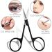 CanEve Craft Scissors - Professional Stainless Steel Eyebrow Nail and Cuticle Scissors | Curved Makeup Tools for Precision Cutting - Buy Online on GoSupps.com