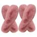 NOLITOY 4 Pairs Unisex Inner Soles Boots Shoes Insoles Unisex Shoes Insoles Women Inner Soles Insoles for Boots Winter Inner Insoles Faux Rabbit Fur Slipper Sole Women's Fluffy Pink