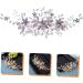 BELLIFFY Headgear Bride Wedding Hair Comb Bridal Flower Hair Comb Wedding Headdress Wedding Pearl Hair Comb Bridal Headpieces for Wedding Bridal Hair Accessories Wedding Hair Accessories - Buy Online on GoSupps.com