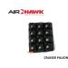 Airhawk Cruiser Pillion Cushion Black 11 x 9 Small (FA-AH2PLN) | Comfortable Motorcycle Seat Pad - Buy Online on GoSupps.com
