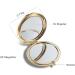 WOOYALIN 2.75 Inch Round Magnifying Compact Cosmetic Mirror - Handheld Travel Makeup Mirror in Gold - Buy Online on GoSupps.com