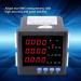 Three-Phase Display Multifunction Digital LED Programmable Three Phase AC Voltage Current Frequency Energy Meter Ammeter (Black) - Buy Online on GoSupps.com