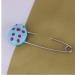 Culer 4pcs Nappy Pins - Plastic Head Safety Pin Clips for Cloth Diapers & Bibs | Baby & Toddler Essentials - Buy Online on GoSupps.com
