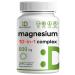 Magnesium Complex Supplement 500mg 240 Veggie Capsules  10 in 1 Blend with Glycinate Citrate Malate & More  Chelated for Easy Absorption  Muscle Joint & Relaxation Support