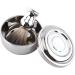 Bagima Men's Razor Tool Set - Alloy Shaving Kit with Bowl Silver Handle & Synthetic Brush for Ultimate Grooming - Buy Online on GoSupps.com