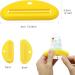 4 Pack Toothpaste Tube Squeezer Dispenser - White Pink Yellow Blue Colors - Squeeze Roll Tool - Buy Online on GoSupps.com