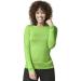 WonderWink Women's Scrubs Silky Long-Sleeve T-Shirt Medium Green Apple
