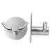 Alipis 2pcs Hook up Wall Mount Clothing Rack Towel Hook Rustic Coat Hooks Wall Hanger Hook Rack Sucker 4.5X4.5cm Silver