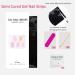 Semi Cured Gel Nails Strips 16 Stickers Nail Wraps Long Lasting Gel Nail Stickers with Soft Glossy Gel Finish Salon-Quality Gel Nail Strips for Nails French Tip Manicure UV/LED Lamp Required - Buy Online on GoSupps.com