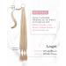 REECHO Long Straight Wrap Around Ponytail Extension - Natural Synthetic Hairpiece for Women - Medium Blonde 34 Inch 180g - Buy Online on GoSupps.com