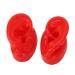 Buy Silicone Ear Model Pair Set | Fake Earmold Eardrum Display | Red Synthetic Ear for Headphones & Acupuncture - Buy Online on GoSupps.com