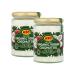 KTC Organic Virgin Coconut Oil | 500ML | Coconut Butter | Copra Oil | Coconut Absolute | 100% Naturally | Great for Skin And Hair | Cooking Oil | Indian Origin (Pack of 2) Organic Coconut 500ML Pack 2