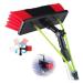Water Fed Window Cleaning Pole Water Fed Telescopic Brush Photovoltaic Panel Cleaning Tool Brush Head For Cleaning Photovoltaic (Color : 30cm Size : 12m) 12m 30cm