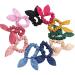 Lancer 10 PC hair scrunching bunny-ears scrunchy hair rope ponytious-elastic hair provides hair bars hair accessories (random color)