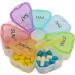 7 Day Weekly Pill Organizer - ShysTech Large Pill Case for Vitamins Supplements & Medication (Multi-Color) - Global Shipping Available - Buy Online on GoSupps.com