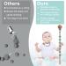 Pacifier Clips 2 Pack for Baby Boys & Girls | Wooden Design Soothe Paci Holder | Ideal for Shower & Birthday Gift | Apricot+Dusty Rose - Buy Online on GoSupps.com