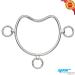 Stainless Steel Equestrian Chifney Anti-Rearing Horse Bit Tack - 5 Inches - Buy Online on GoSupps.com