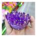 Natural Crystal Electroplate Cluster Stone RawCrystals Rock Specimen Home Decor Gifts Room Decoration Full of Texture