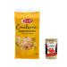 Italian Gourmet E.R. Barilla Pasta all'Uovo Le Emiliane Ppardelle egg pasta 250g + gourmet Italian polpa 400g