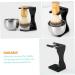 Frcolor 3-Piece Wet Shave Razor Set with Bowls & Stand - Perfect Gift for Men - Stainless Steel Shaving Kit in Assorted Colors - Buy Online on GoSupps.com