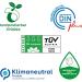 Biomat 10L Compostable Organic Waste Bags with Handle - Premium Quality DINPLUS Certified Climate-Neutral - 78 Bags Made in Germany - Buy Online on GoSupps.com