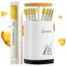 Miracle toothpick with taste - 100x toothpick individually packaged + 1x toothpick dispenser - oral hygiene - fresh breath - donor for toothpicks - individually packaged toothpick (pineapple)