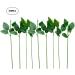 Yesok 50Pcs Floral Wire Stems with Leaves for DIY Craft Bouquet Making - Buy Online on GoSupps.com