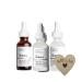 AETN Creations Ordinary Most-Loved Set of Hyaluronic Acid Niacinamide + Zinc and Caffeine Solution with AETN Keepsake Heart Gift Full Size 30ml Btls
