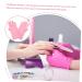 Mikinona UV NAIL GLOVES 1 Pair Nail Gloves Protective Gloves Nail Art Uv Gloves Nails Gel Nail Uv Gloves Gel for Nails Nail Fingerless Mittens Spandex Nail Polish Sun Protection Pink - Buy Online on GoSupps.com