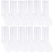 12 Pairs of Yacht & Smith Women Value Pack of Ring Spun Cotton Crew Diabetic Nephropathy Socks One Size 12 Pairs Womens White
