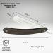 Premium Shave-Ready Straight Razor Kit - German Steel Blade & Wenge Wood Handle - Leather Strop Included for Precision Shaving - Buy Online on GoSupps.com