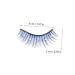FRCOLOR 5 Pairs Handmade Eye Lashes - Soft Thick Reusable Black False Eyelashes with Color Fiber Rhinestones for Cosplay - 5D Artificial Eyelashes (Pack of 1 - Buy Online on GoSupps.com