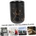 Warmhm 2-Piece Practical Tooth & Mouth Wash Worktop Basin Set - Black Makeup & Bathroom Cup - Ideal for Cups Water Razor - 11x7.7cm - Buy Online on GoSupps.com