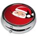 Santa Claus Round Pill Box | 3 Compartment Portable Travel Organizer for Vitamins & Medications - Buy Online on GoSupps.com