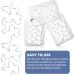 Acrylic Free Motion Quilting Template Ruler | Transparent 24x16x0.4 CM | Beginner-friendly Domestic Sewing Machine Quilting Tools - Buy Online on GoSupps.com