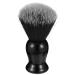 Fomiyes 3st beard brush made of foam beards in a round shape of shaving brushes Men's razor brush mustodel Beard Rapid brush Care brushes wooden handle plastic handle man round 10.3x3.2cmx3pcs blackx3st