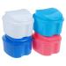Healeeved 4 pieces of prosthesis box with filter layer travel case for prostheses prosthesis case for women prosthesis and soft mug.