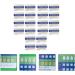 40Pcs Teeth Whitening Shade Guide - Professional Tooth Bleaching Chart for Home & Dental Use - Buy Online on GoSupps.com