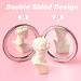 Dimeho Travel Makeup Mirror - Portable Mini Pocket Mirror, Double-Sided 2X/1X Magnifying Compact Cosmetic Mirror, Folding Handheld Mirror for Purses Travel (Pink) - Buy Online on GoSupps.com