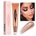 Highlighter Stick Cheek Liquid Blush Makeup | Sharpening Stick Highlighter Contouring Shimmer Liquid Powder Waterproof Light Face Cosmetics Cle-ca High Gloss Liquid 04#