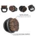 Minkissy Wild Boar Bristle Beard Brush & Hairbrush for Men - Premium Beard Care & Grooming Tools - Buy Online on GoSupps.com