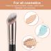 TEOYALL Foundation Contour Conceal Brush Set 3PCS Angled Synthetic Kabuki Brushes for Blending Setting & Buffing Liquid Cream & Powder Cosmetics - Buy Online on GoSupps.com