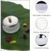 Lot de 2 Gobelets Ronds en Verre Cristal D poli Couvercle en Acier Inoxydable Gobelet Dissolvant pour Vernis Ongles Cup Ongles Ronde pour Manucure Professionnelle et Usage - Buy Online on GoSupps.com