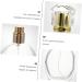 Ipetboom 1pc Spray Perfume Bottle Clear Spray Bottle Mini Perfume Bottle Clear Container with Lid Spray Mist Bottle Refillable Mist Container Perfume Container Portable Crystal Bottle Glass - Buy Online on GoSupps.com