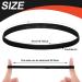 Buy Sularpek 6 Pack Yoga Head Bands - Anti-Slip Elastic Hair Bands for Gym Football & Tennis - Unisex Sports Headbands - Buy Online on GoSupps.com