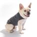 Caracaleap dog sweater - dog coat soft and warm t -shirt dog winter clothing coat cat sweater sweater for medium -sized dogs xl dark gray