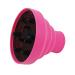 Pzuryhg Hair Dryer Attachment - Heat Resistant Silicone Hair Dryer Vent Hood Foldable | Soft Blow Dryer Accessory Multifunctional Hair Styling Supplies for Girls pink